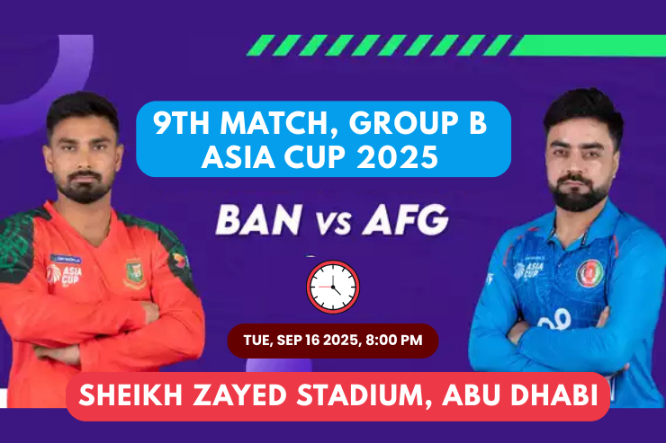 Bangladesh vs Afghanistan – Asia Cup 2025 Match