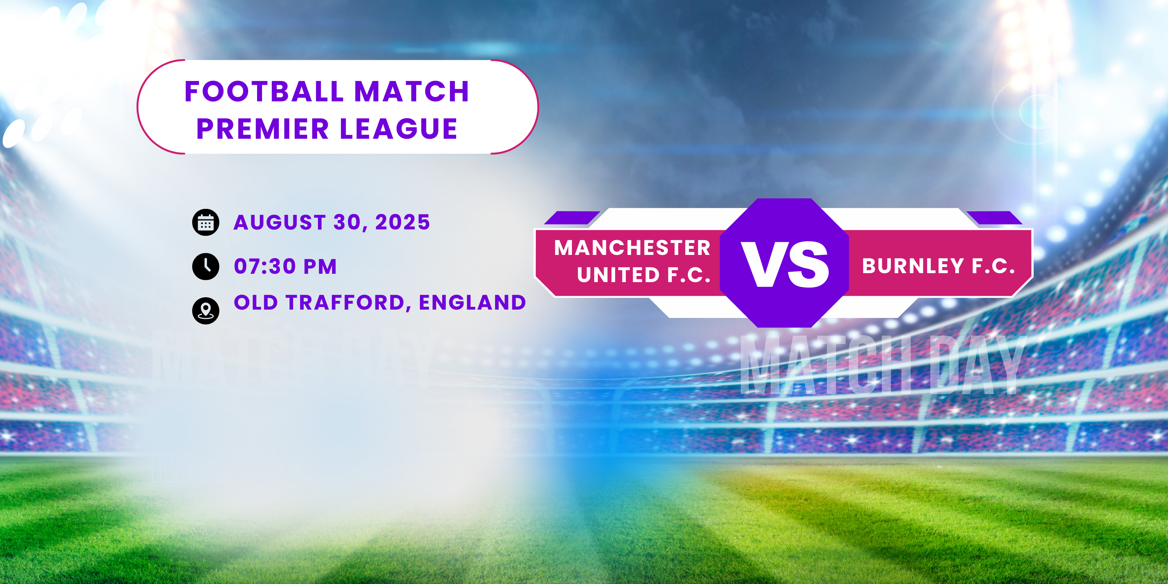 Manchester United vs Burnley – Premier League Online Betting Action on Myjackpot777