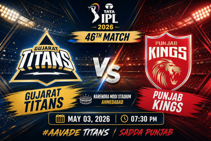 IPL 2026, 46th Match: GT vs PBK – Online Cricket Betting at Myjackpot777