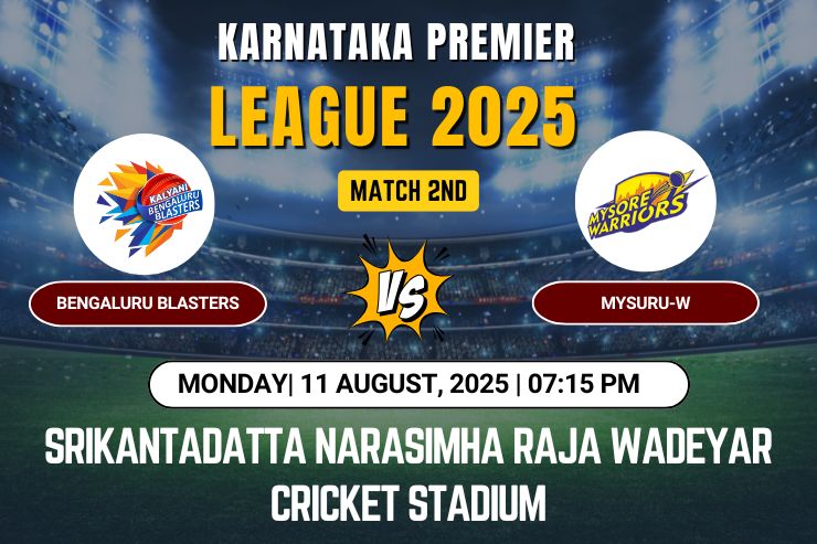 ಬೆಂಗಳೂರು ಬ್ಲಾಸ್ಟರ್ಸ್ vs ಮೈಸೂರು-ಪಶ್ಚಿಮ: Myjackpot777 ನಲ್ಲಿ ಆನ್‌ಲೈನ್ ಕ್ರಿಕೆಟ್ ಬೆಟ್ಟಿಂಗ್ ಮೂಲಕ ದೊಡ್ಡ ಗೆಲುವು ಸಾಧಿಸಿ