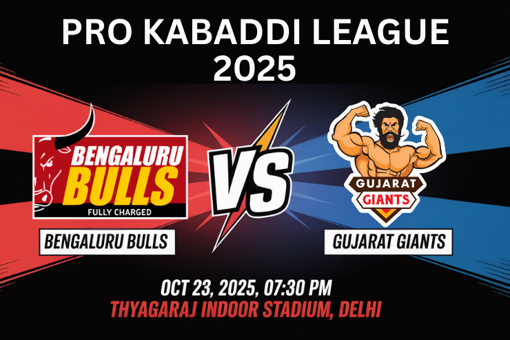 Bengaluru Bulls vs Gujarat Giants: A Kabaddi Showdown with Online Betting Thrill at Myjackpot777