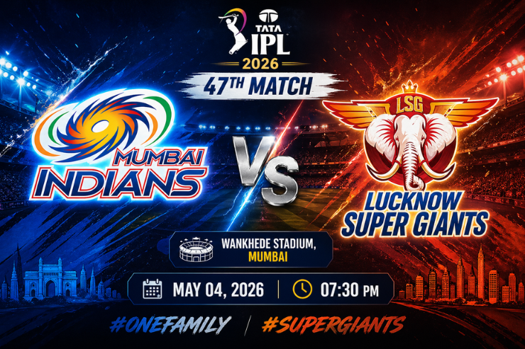 IPL 2026, 47th Match: MI vs LSG – Betting Action at Myjackpot777