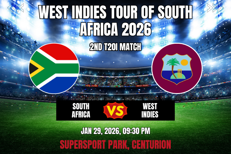 South Africa vs West Indies: West Indies tour of South Africa 2026 – Online Betting Thrill on Myjackpot777