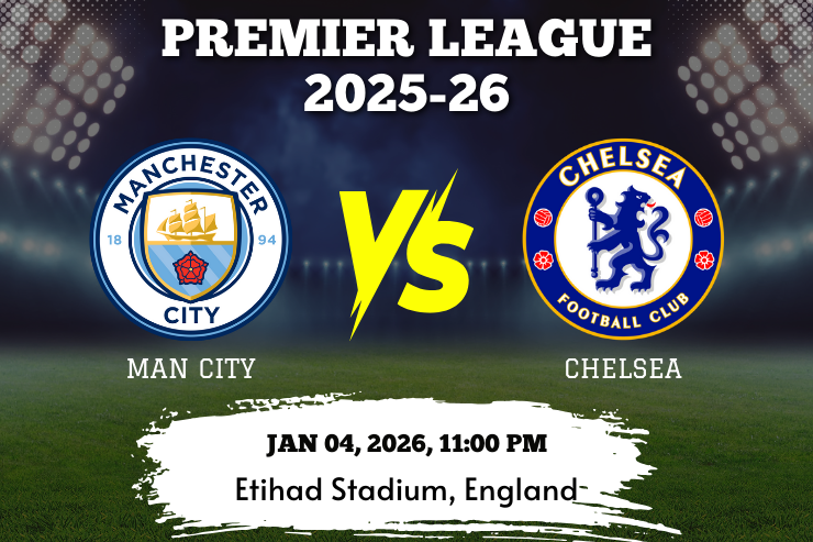 Man City vs Chelsea: Premier League 2025-26 – Online Football Betting Action with Myjackpot777