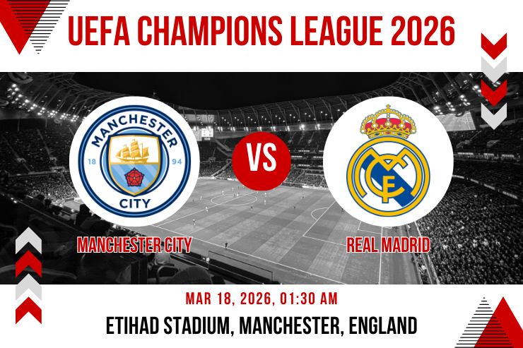 Manchester City vs Real Madrid: UEFA Champions 2026 – Betting Thrill at Myjackpot777